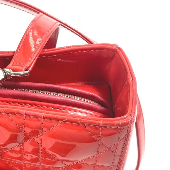 CHRISTIAN DIOR Red Shoulder Bag - Picture 6 of 14